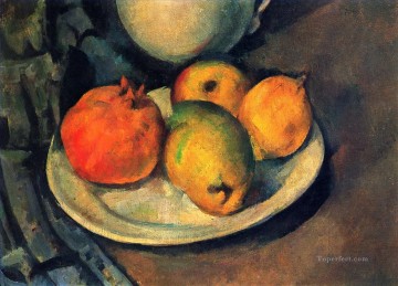  life - Still Life with Pomegranate and Pears Paul Cezanne